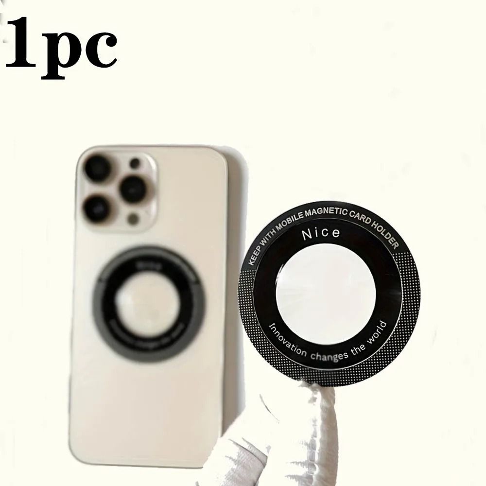 Upgraded Aluminum Alloy Vacuum Magnetic Car Phone Holder With 360 Degree Rotation And Foldable Design