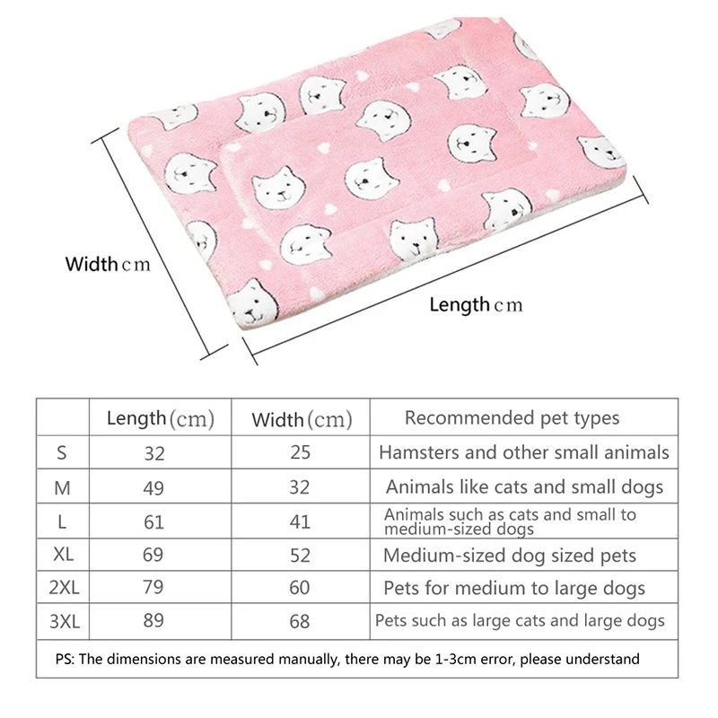 Soft Flannel Pet Sleeping Mat
