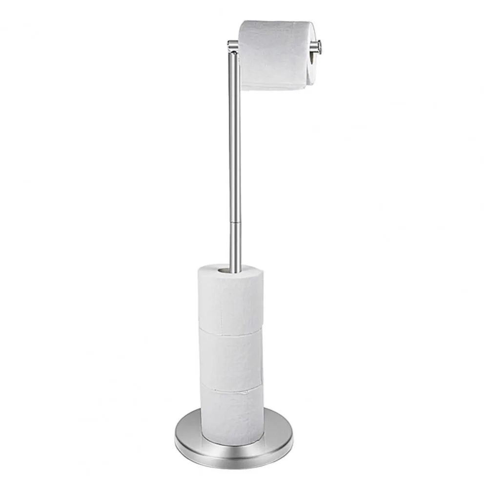 Stainless Steel Freestanding Toilet Paper Holder