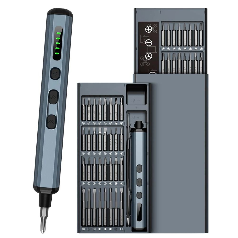68 in 1 Precision Electric Screwdriver Set with 5 Torque Settings and Magnetic Bits