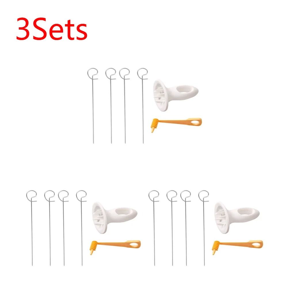 Creative Stainless Steel Rotate Potato Slicer and Twisted Spiral Cutter Kitchen Gadget Set