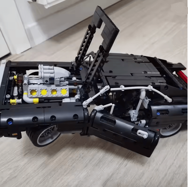 Fast Racer Dodge Charger Building Block Car Model