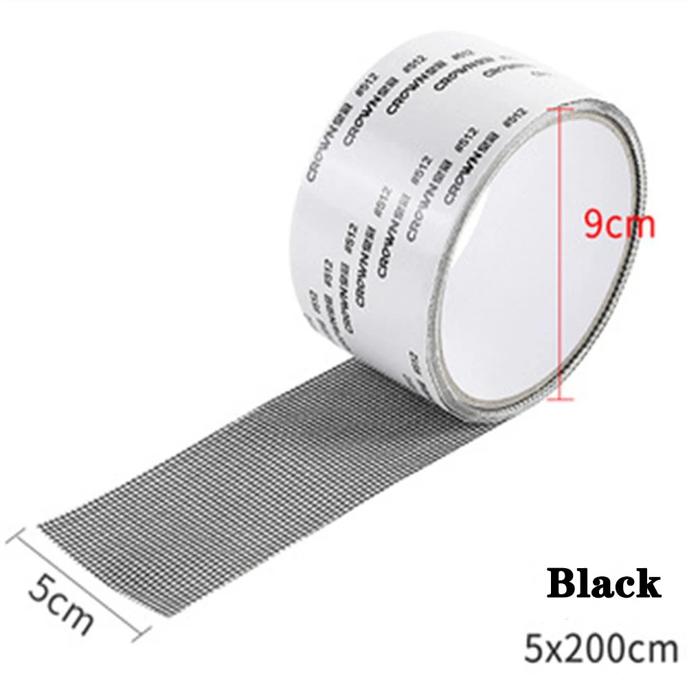 Waterproof Window Screen Repair Tape – Self-Adhesive Mesh Patch to Keep Insects Out