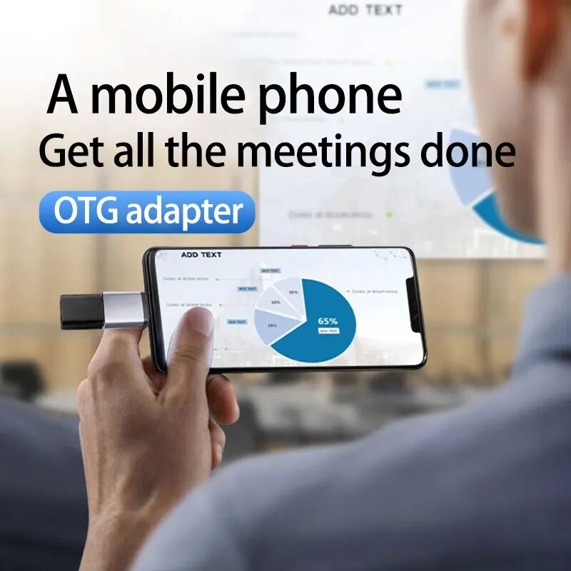 USB-C OTG Adapter – High-Speed Type-C to USB 3.0 Adapter for Flash Drives & Peripherals