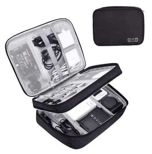 Portable Travel Cable Storage Bag Waterproof Digital Electronics Organizer