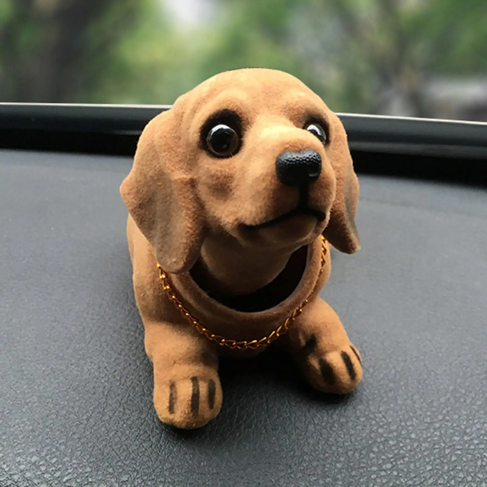 Bobble Head Dog Car Dashboard Decoration Cute Nodding Dog Ornament
