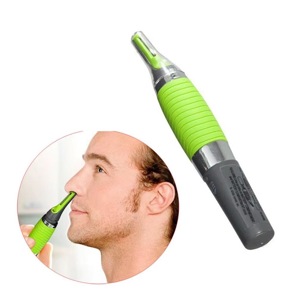 TrimMaster 2-in-1 Rechargeable Nose & Facial Hair Trimmer – Waterproof Grooming Kit