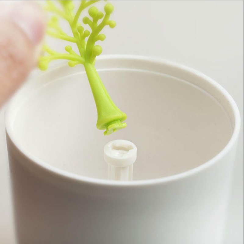 Toothpick Box, Cute Cartoon Dustproof Plastic Holder, Cotton Swab Case Dispenser