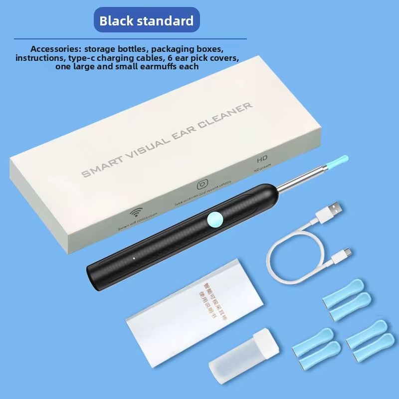 Wireless Ear Cleaner with 8MP Camera – Rechargeable Ear Wax Removal Kit with Ear Spoon
