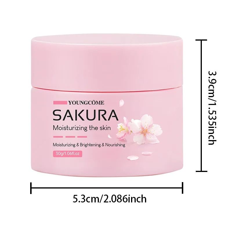 Sakura Glow Anti Aging Moisturizer with Cherry Blossom Essence
