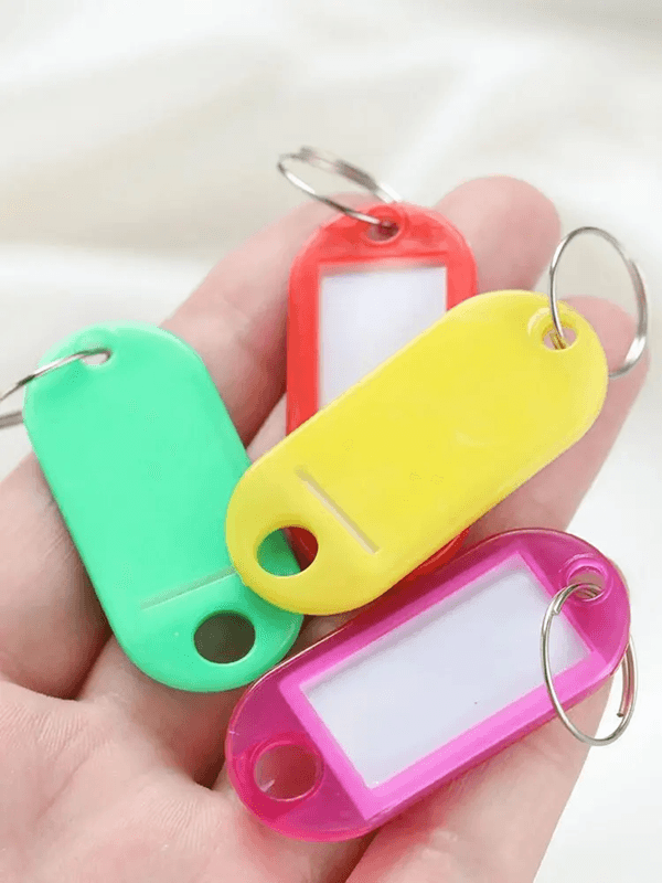 Color Plastic Key Tag Set