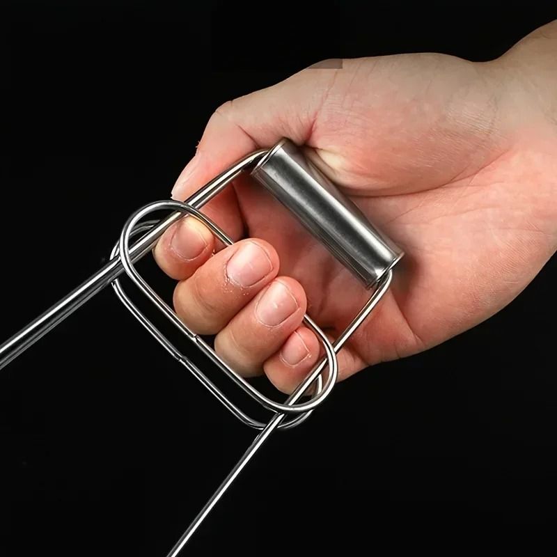 Stainless Steel Hot Dish Clamp Foldable Bowl and Pot Gripper