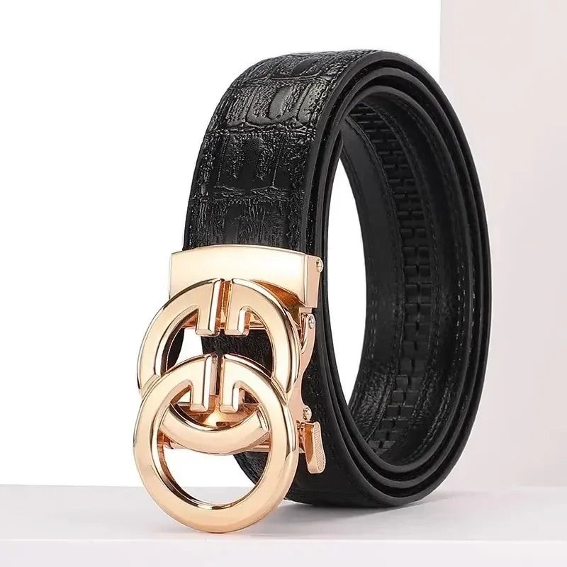 Mens Automatic Genuine Leather Belt