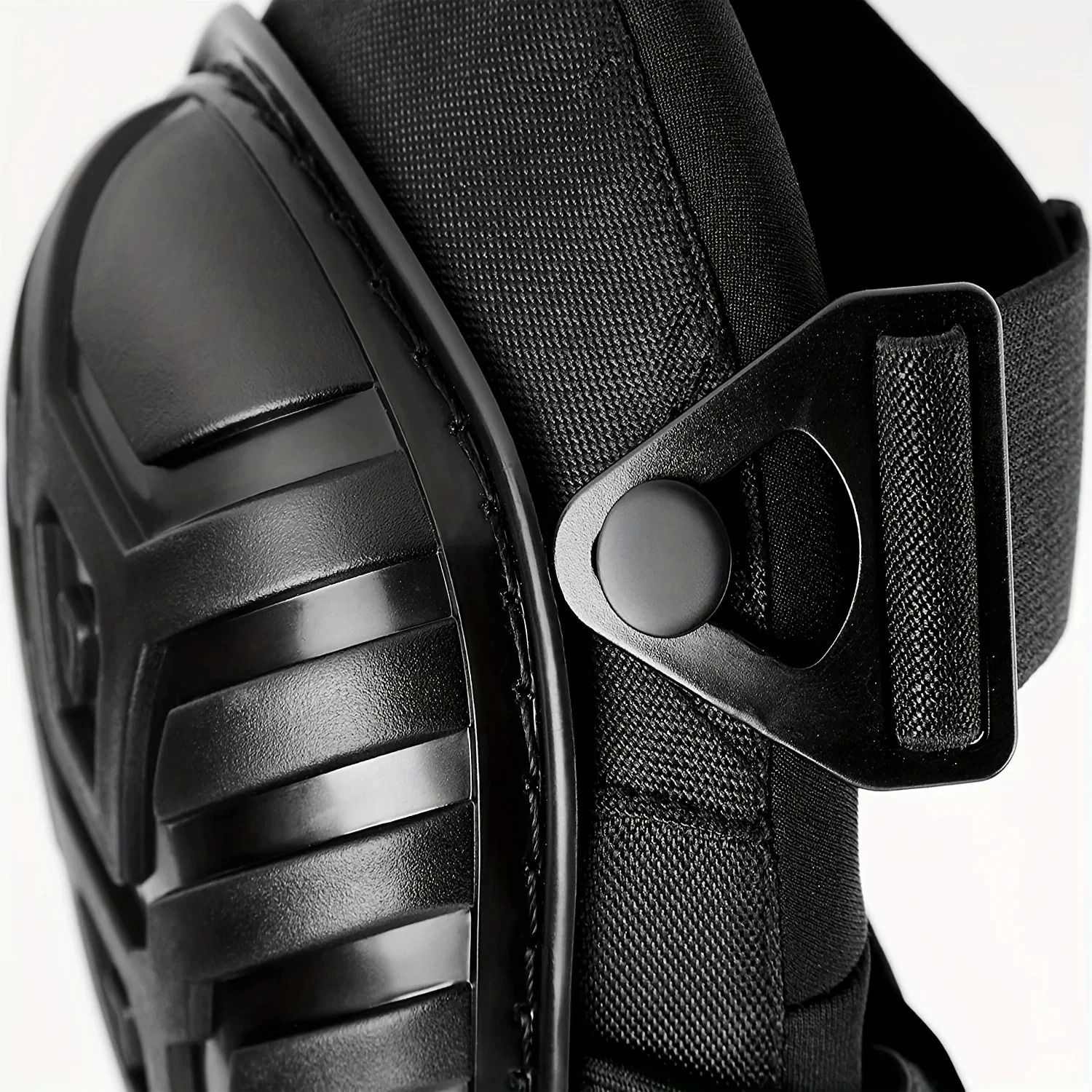 Heavy Duty Knee Pads with Double Straps and Adjustable Clips