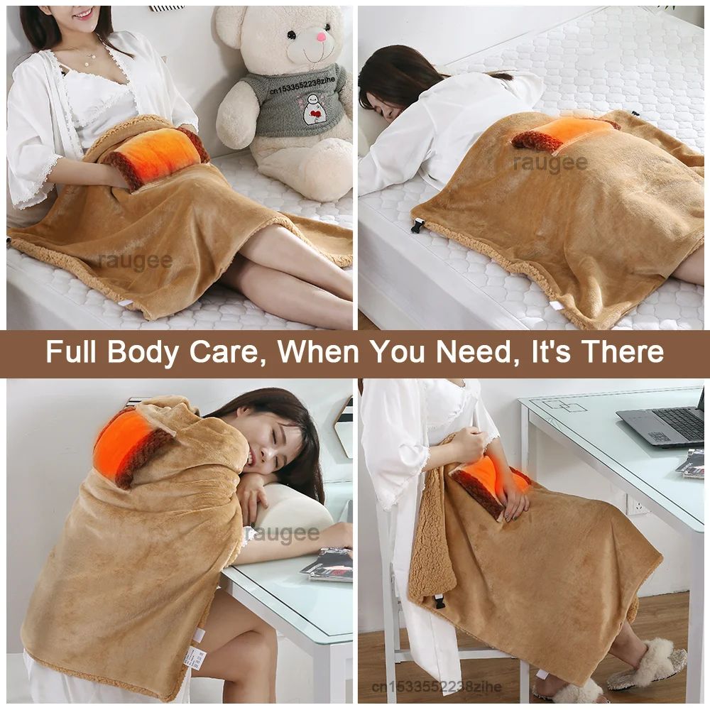 USB Rechargeable Warming Blanket Hand Warmer