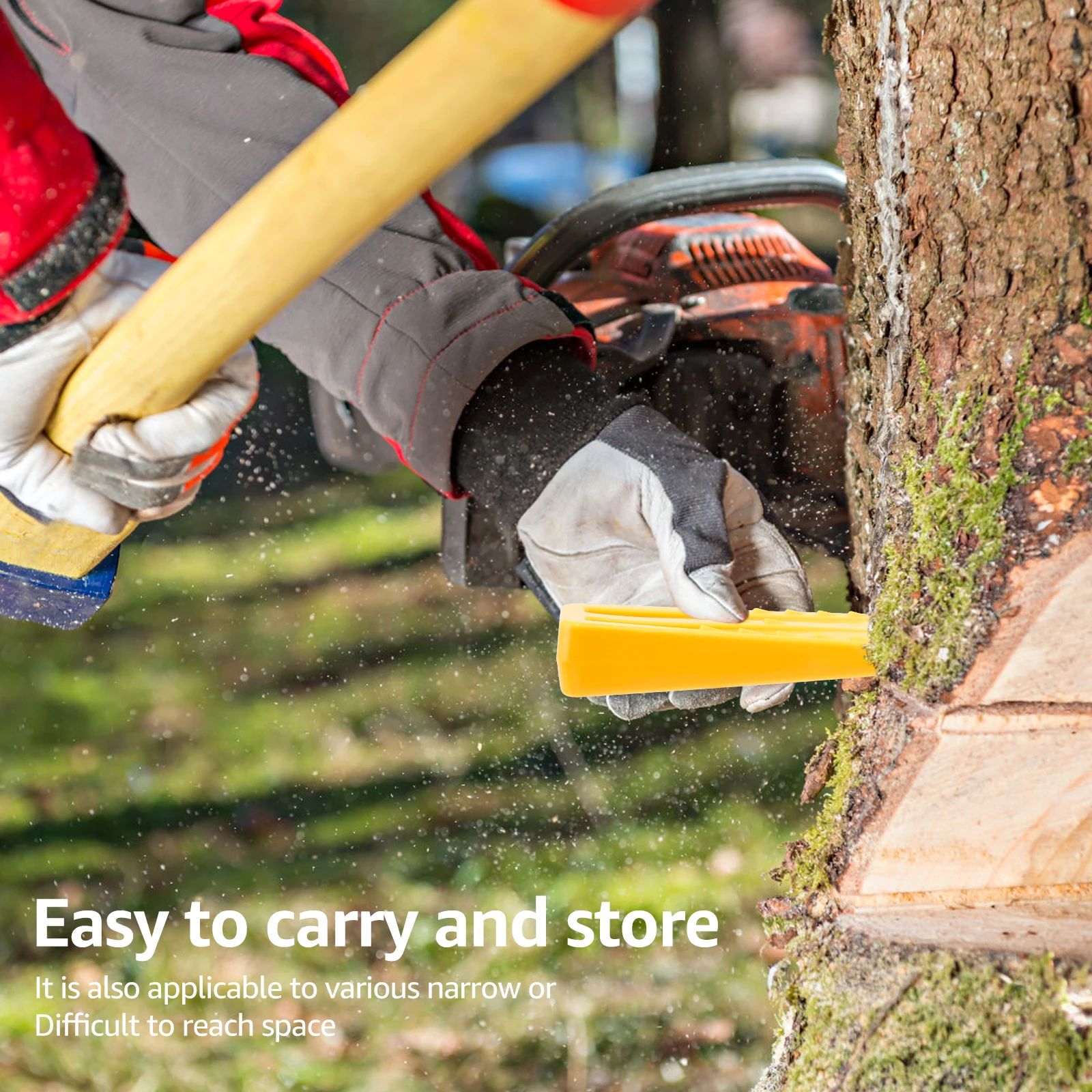 Heavy Duty Tree Felling Wedges for Chainsaw Safe Wood Cutting Set