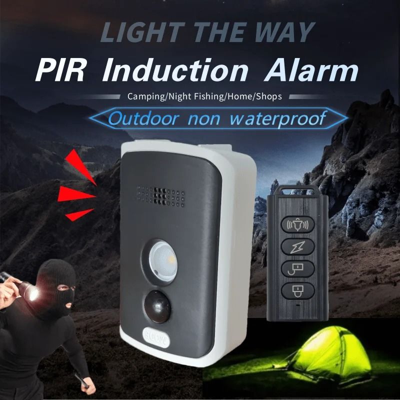 Wireless PIR Infrared Thermal Alarm with Remote Control