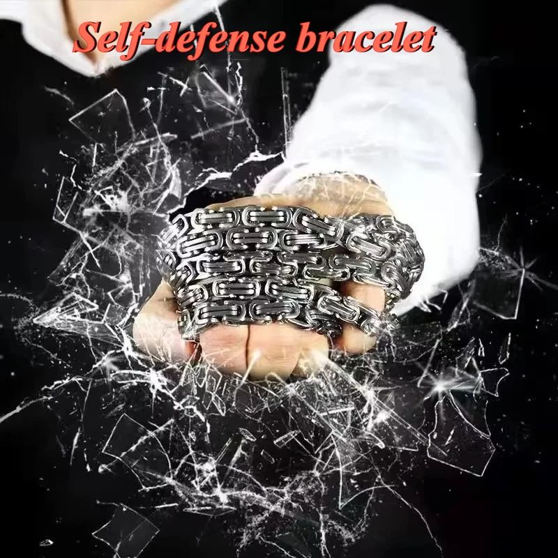Dragon Stainless Steel Self Defense Bracelet Whip