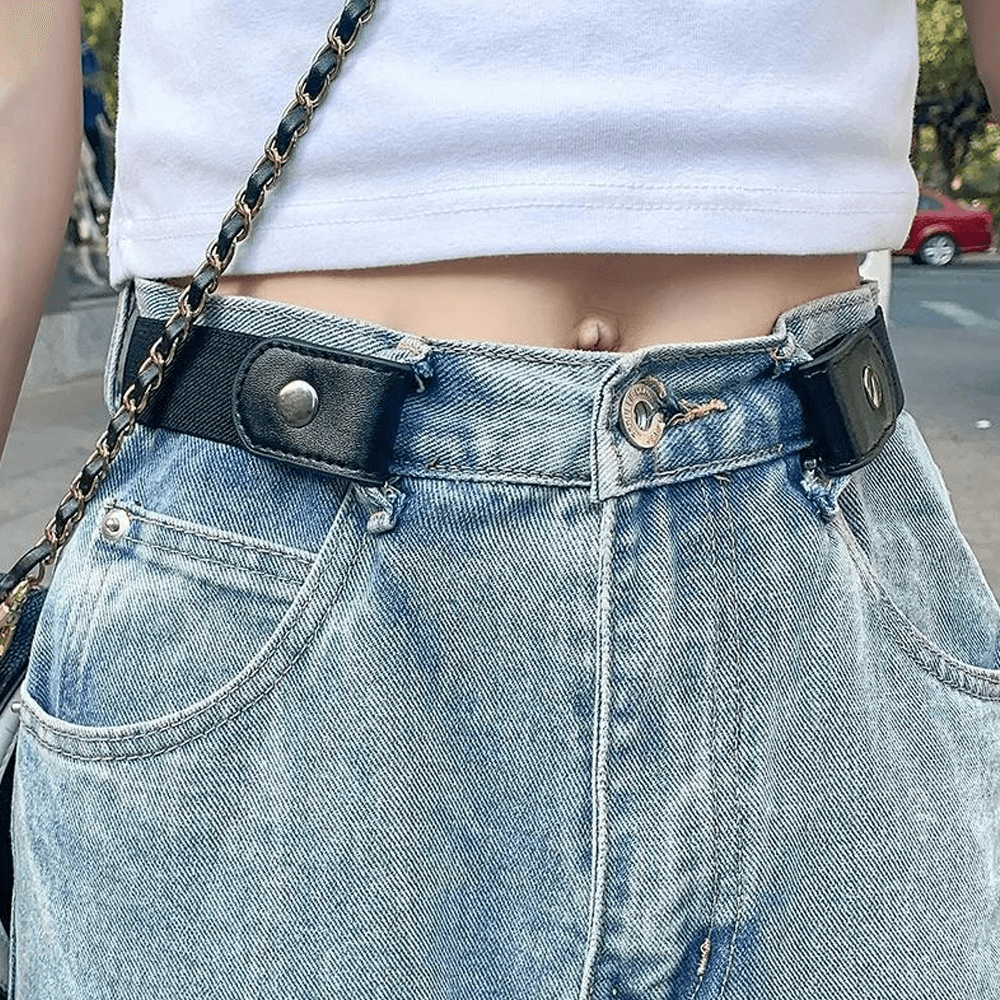 Buckle Free Elastic Waist Belt