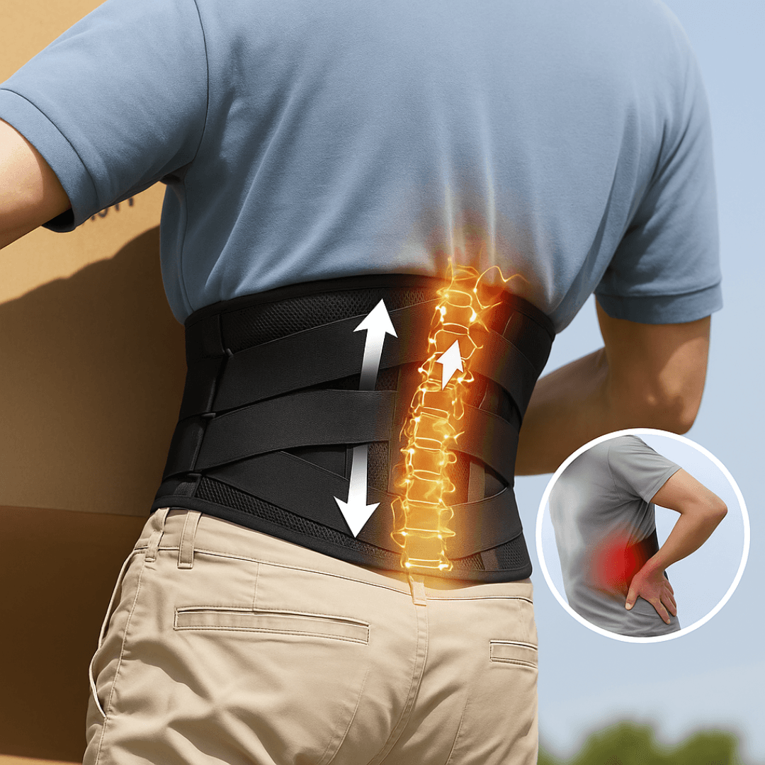 Back Brace for Lower Back Pain Relief, Sciatica & Herniated Disc Support