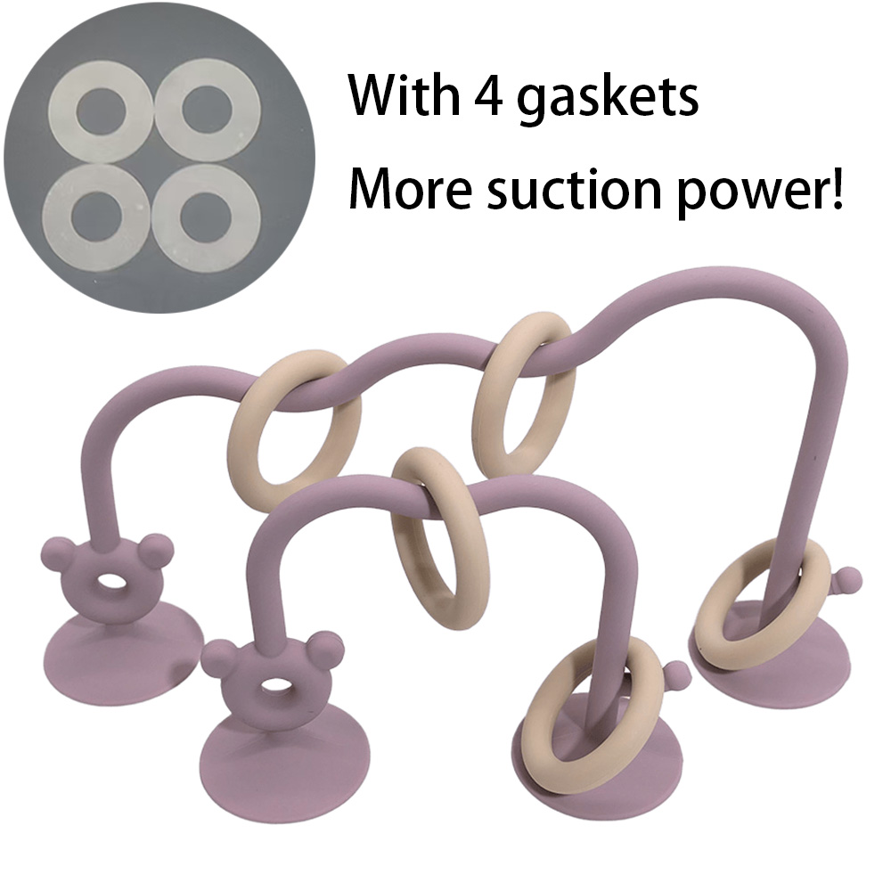 Bead Wrapped Baby Early Education Puzzle Game Toys, Silicone Children's Silicone Tabletop Toys