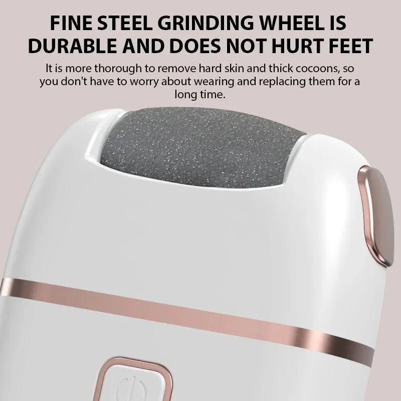 Rechargeable Electric Foot Grinder Dead Skin Remover and Callus Scrubber