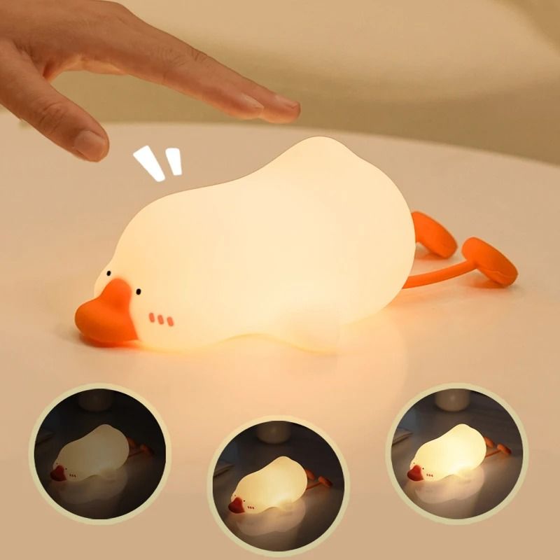 BANDIAN Rechargeable LED Cute Duck Night Light