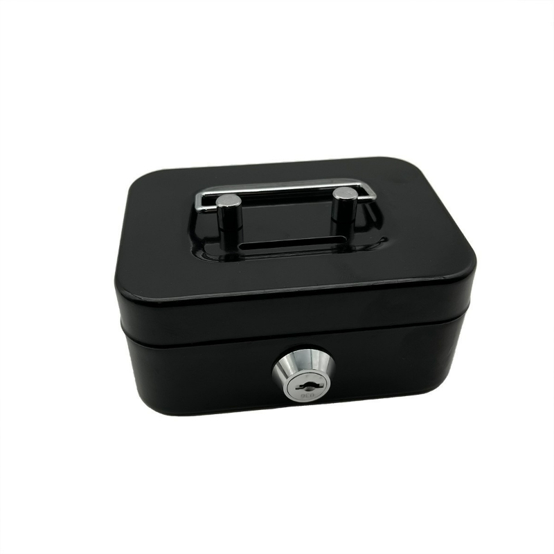 Portable Lockable Piggy Bank Box for Kids & Adults Secure Coin Storage with Key