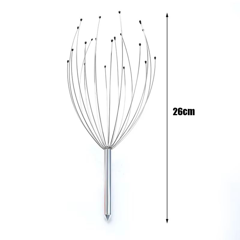 Octopus Head Massager Manual Scalp Scratcher Tool Stress Relief Massage Claw
