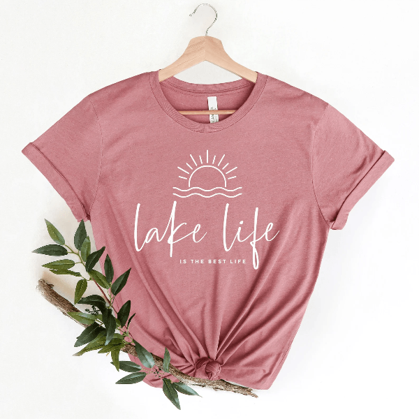 Lake Life Shirt Vacation Camping Tee Lake Vibes Travel Shirt