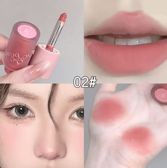 Gege Bear Multi Use Cream Blush and Velvet Matte Lip Glaze