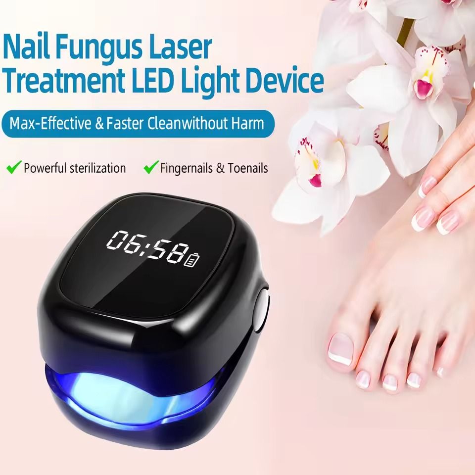 Wireless Nail Fungus Laser Therapy Device with Blue Light and Ultra-Pulsed Laser