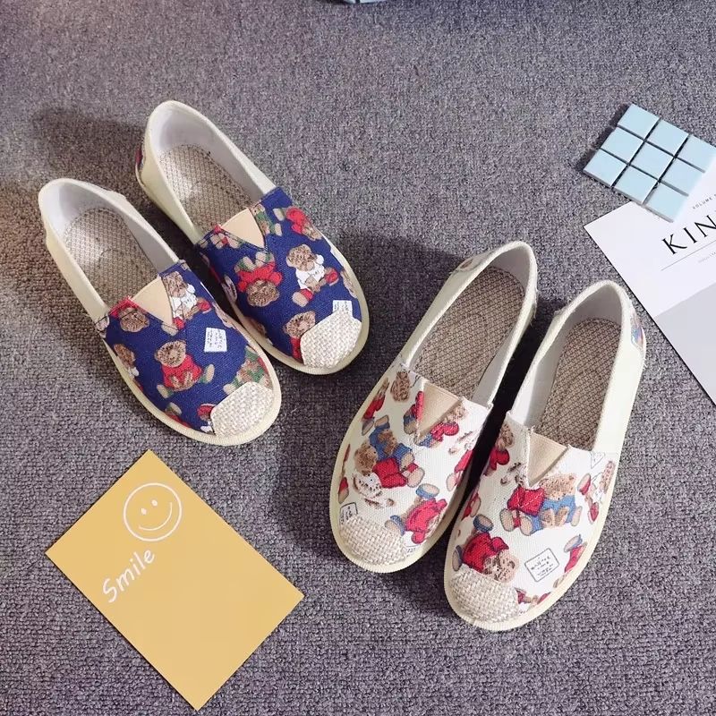Breathable Mesh Lightweight Casual Women's Slip-On Flats Fisherman Shoes