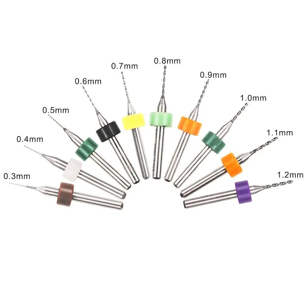 PCB Micro Drill Bit Set for Precision Rotary Tools and PCB Drilling