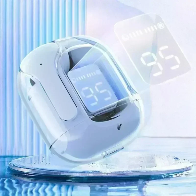 Transparent Wireless Earbuds Bluetooth TWS Earbuds with HiFi Sound