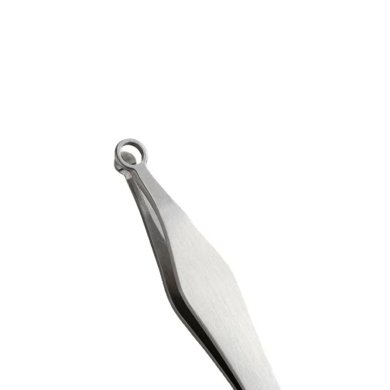 Universal Nose Hair Trimming Tweezers Stainless Steel Facial Grooming Trimmer