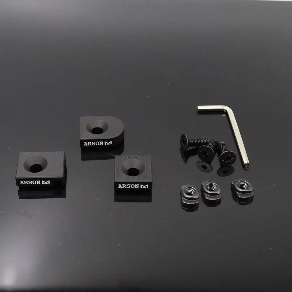 Tactical M LOK Wire Guide Rail Cover Cable Management System 3 Piece Set