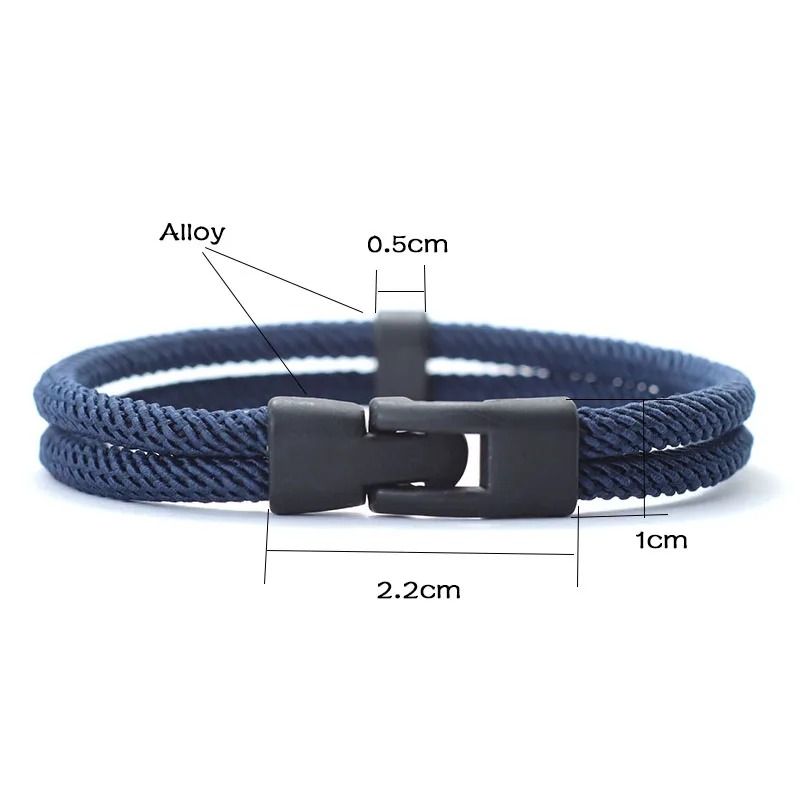 Fashion Double-Layer Thread Bracelet and High-Performance Detachable Stackable Wrist Architecture