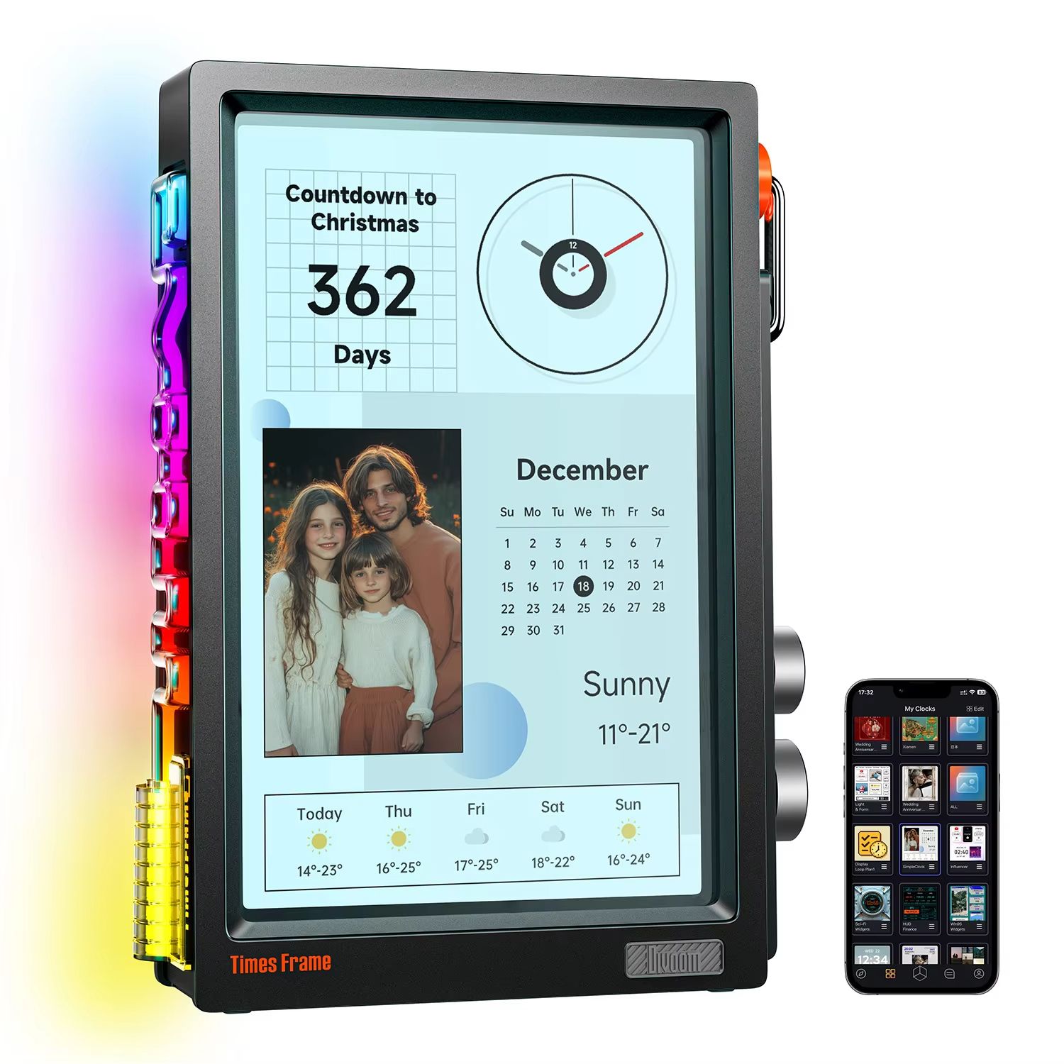 Divoom Times Frame Smart Display – 10.1