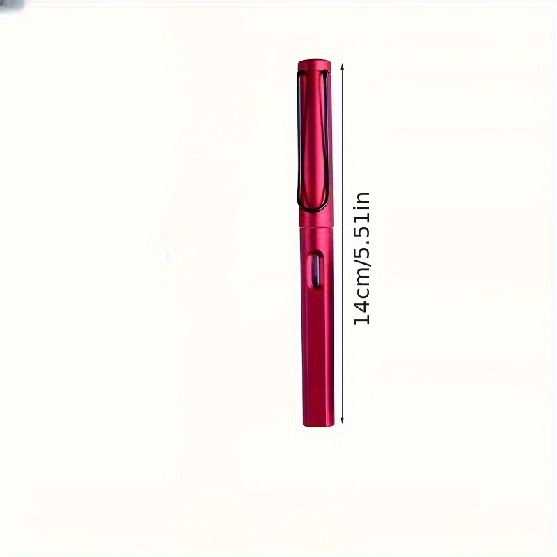 6 Pen-Type Brush Ink Sac 30 Black, Small Calligraphy Pen Soft Brush Small Block, Metal Brush Can Add Ink Water Wolf Pen