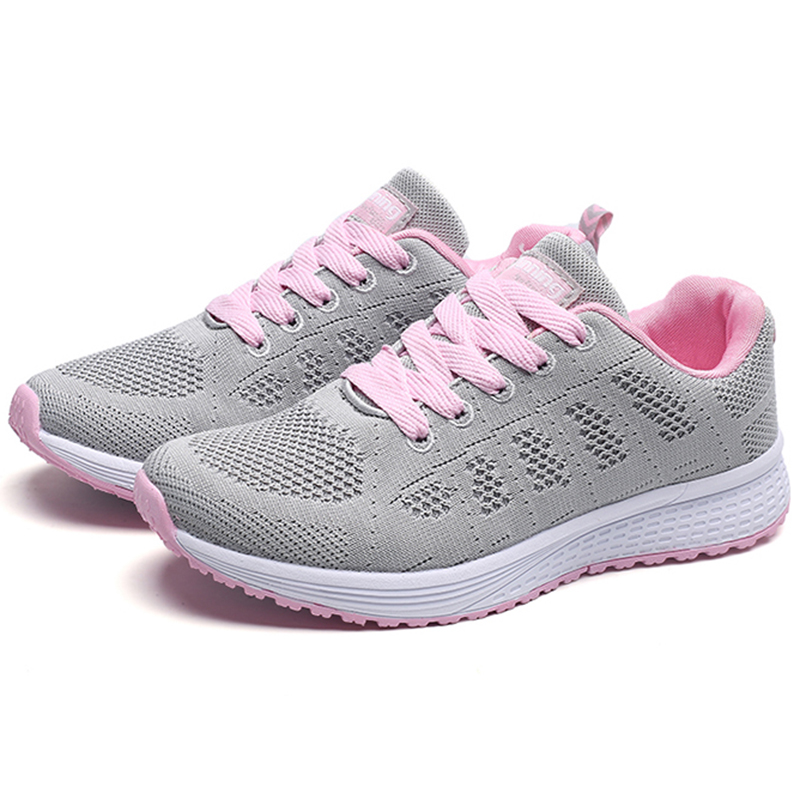 Breathable Women's Sneaker Fashion, Lace Up Vulcanized Shoes, Tenis Feminino Sneakers