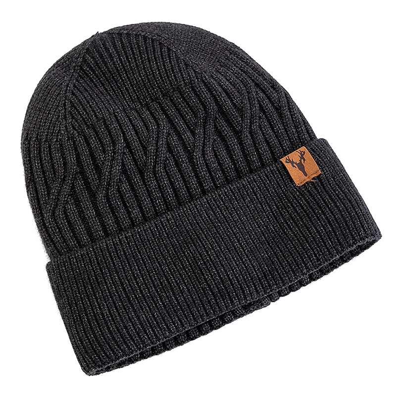 Stylish Soft Beanie Hat for Men and Women, New Style Unisex Winter Hat, Plush Fur Lining Warm Cap, Outdoor Ski Sports