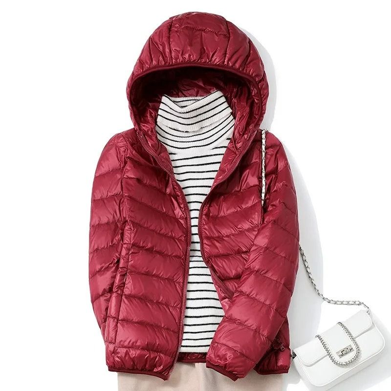 Womens Sweet Style Ultralight Packable Puffer