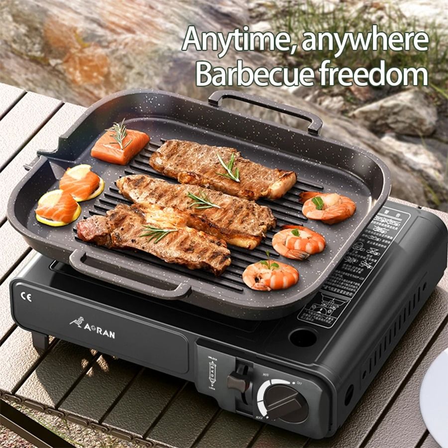 Portable Gas Stove 2900W Cassette Stove High Power Butane Camping Outdoor Cooking Stove