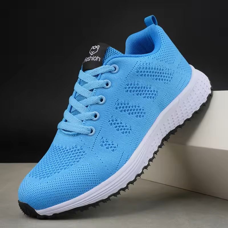 Womens Breathable Knit Sneakers Lightweight Walking Shoes