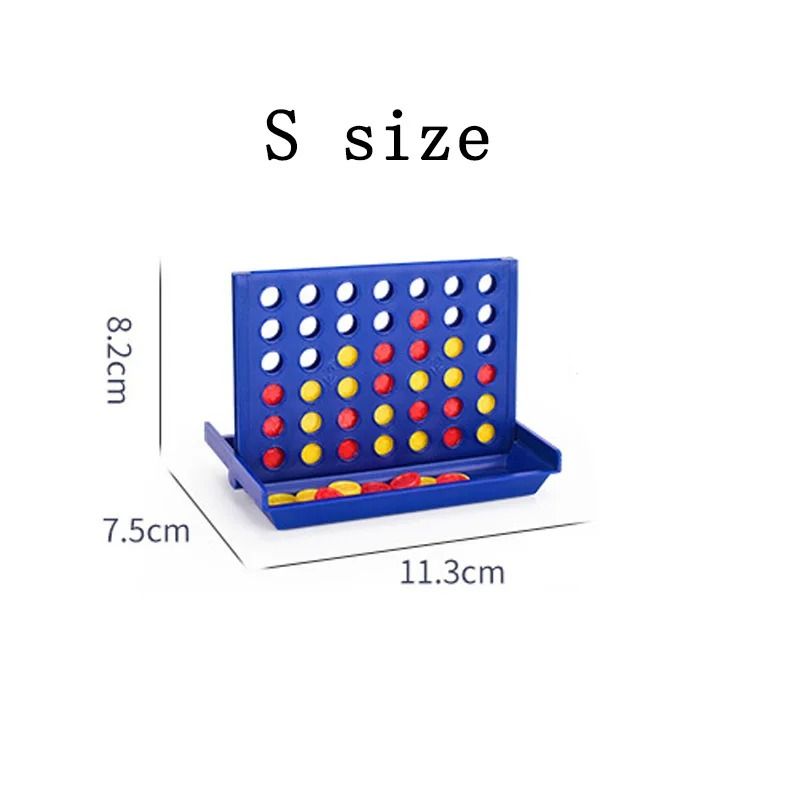 Connect 4 Game Foldable Strategy Board Game for Family Fun and Kids Learning