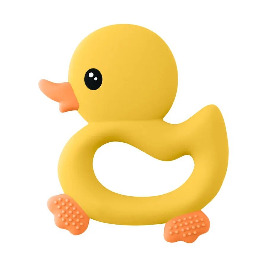 Cartoon Duck Kids Silicone Teether