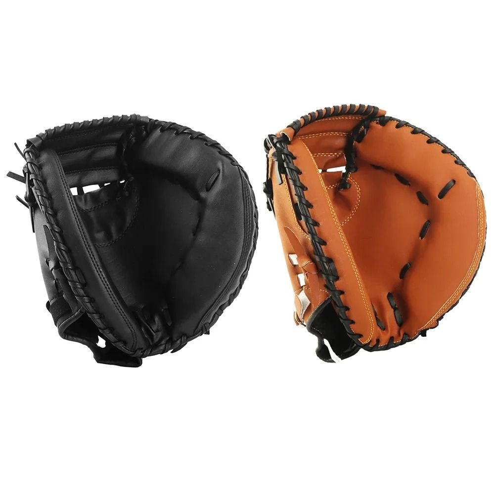 Premium PU Leather Baseball and Softball Catcher Mitt for Youth and Adults