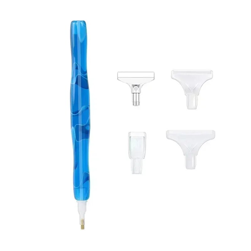 Multifunctional 5D DIY Diamond Pen Set: Resin Embroidery Tool with 5 Pen Heads