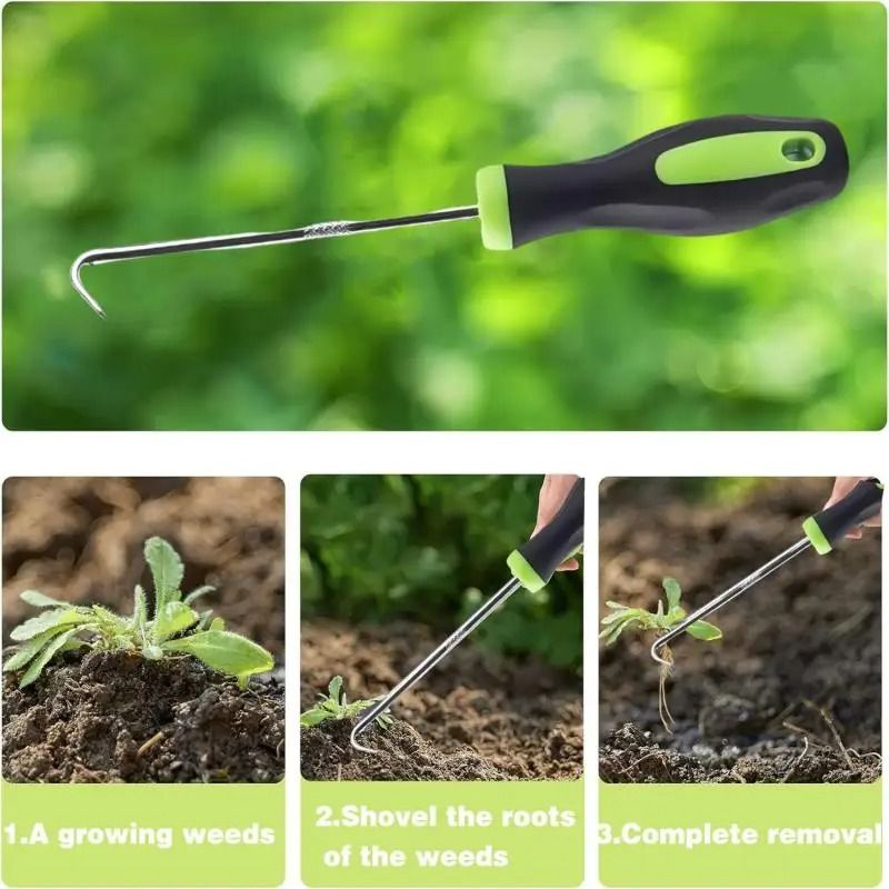 Heavy-Duty Weed Puller – Ergonomic Root Remover for Lawns, Patios, and Gravel
